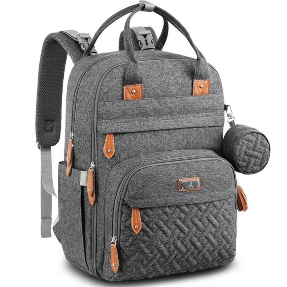 NEW BabbleRoo Diaper Bag Backpack - Picture 4 of 8